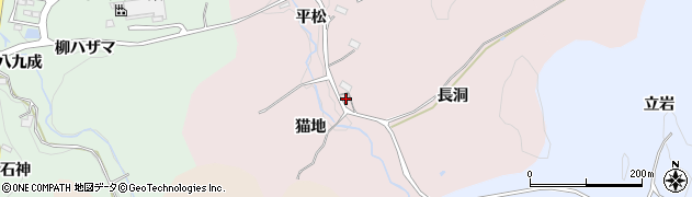 愛知県豊田市小手沢町長洞周辺の地図