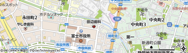 田辺歯科医院周辺の地図