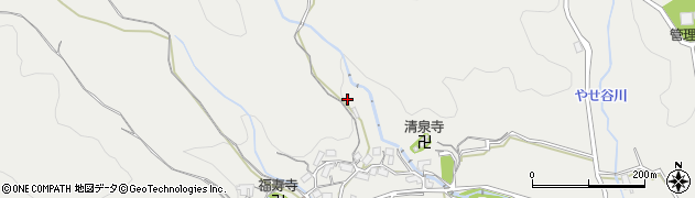 滋賀県大津市伊香立上龍華町周辺の地図