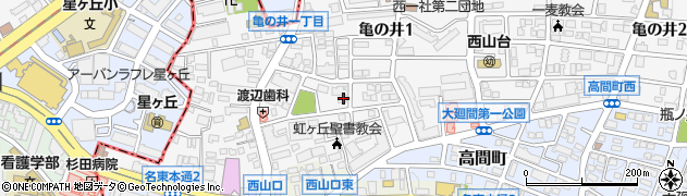 愛知県名古屋市名東区亀の井1丁目114周辺の地図