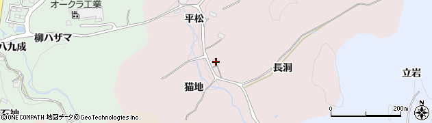 愛知県豊田市小手沢町長洞33周辺の地図