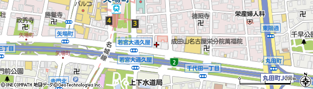 朝日生命保険相互会社　名古屋統括支社名古屋中央営業所周辺の地図