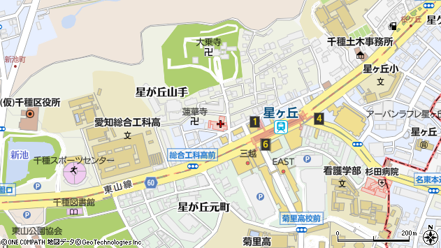 〒464-0026 愛知県名古屋市千種区井上町の地図