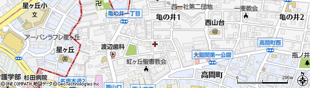 愛知県名古屋市名東区亀の井1丁目112周辺の地図