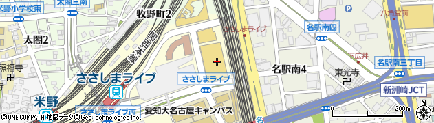 １０９シネマズ名古屋周辺の地図