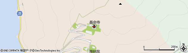 長命寺周辺の地図