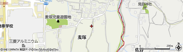静岡県裾野市麦塚周辺の地図