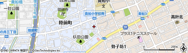 愛知県名古屋市名東区陸前町2207周辺の地図
