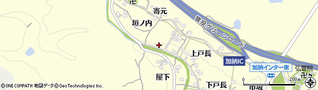 愛知県豊田市加納町垣ノ内30周辺の地図