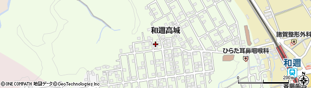 滋賀県大津市和邇高城363-63周辺の地図