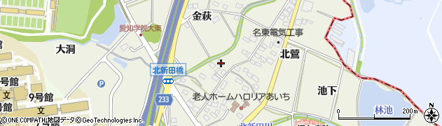 愛知県日進市北新町南鶯503周辺の地図
