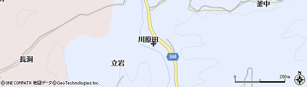 愛知県豊田市久木町（川原田）周辺の地図