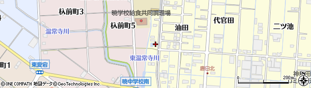 愛知県津島市唐臼町囲外73周辺の地図