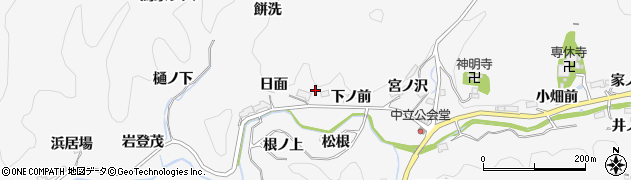 愛知県豊田市中立町周辺の地図