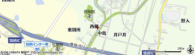 愛知県豊田市猿投町西側16周辺の地図