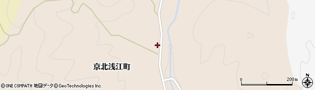 京都府京都市右京区京北浅江町（上ヱ段）周辺の地図