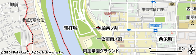 愛知県名古屋市中村区岩塚町（横手堤付）周辺の地図