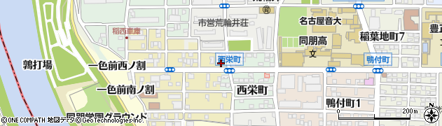 愛知県名古屋市中村区岩上町65周辺の地図