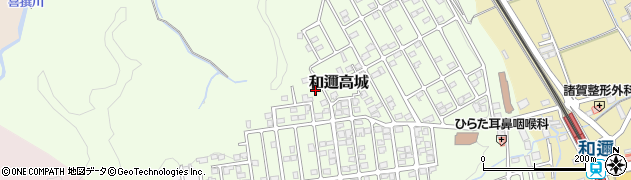 滋賀県大津市和邇高城363-82周辺の地図