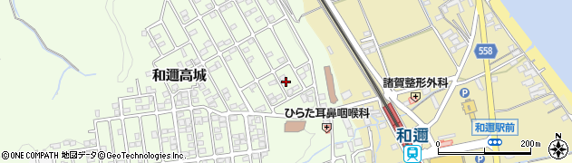 滋賀県大津市和邇高城326周辺の地図