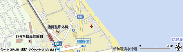 滋賀県大津市和邇中浜21周辺の地図