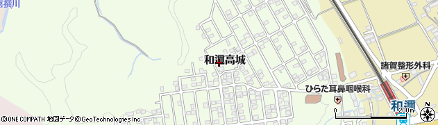 滋賀県大津市和邇高城363-77周辺の地図