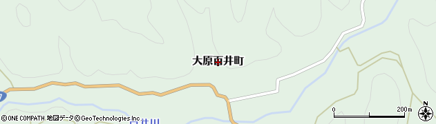 京都府京都市左京区大原百井町周辺の地図