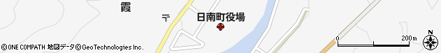 鳥取県日野郡日南町周辺の地図