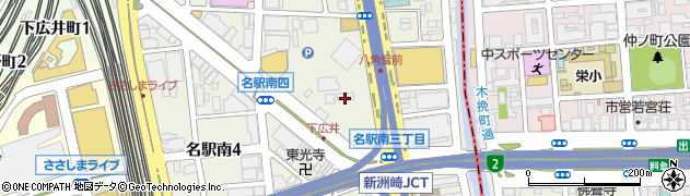名鉄バス株式会社　名古屋中央営業所周辺の地図