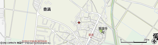 滋賀県愛知郡愛荘町豊満周辺の地図