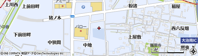 愛知県名古屋市中川区富田町大字千音寺三反田周辺の地図