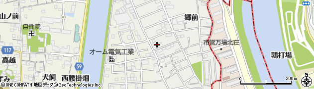 愛知県大治町（海部郡）鎌須賀周辺の地図