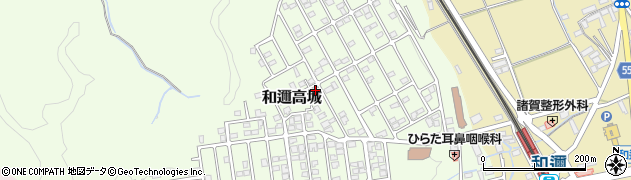 滋賀県大津市和邇高城395周辺の地図
