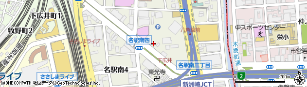 愛知県名古屋市中村区名駅南周辺の地図