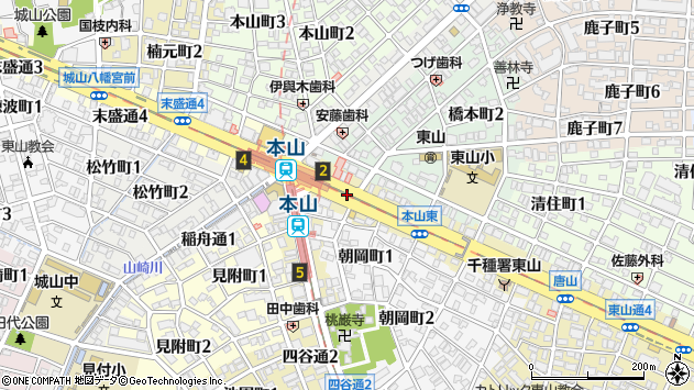 〒464-0807 愛知県名古屋市千種区東山通の地図