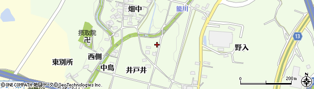 愛知県豊田市猿投町井戸井41周辺の地図