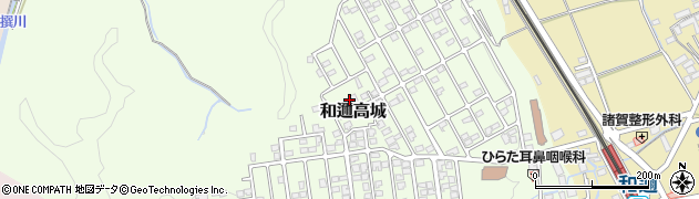 滋賀県大津市和邇高城366周辺の地図
