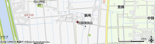 愛知県津島市百町（佐多遊）周辺の地図