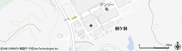 愛知県豊田市西広瀬町桐ケ洞周辺の地図