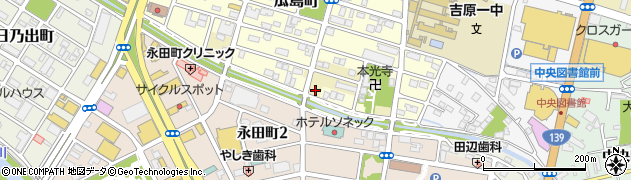 静岡県富士市瓜島周辺の地図