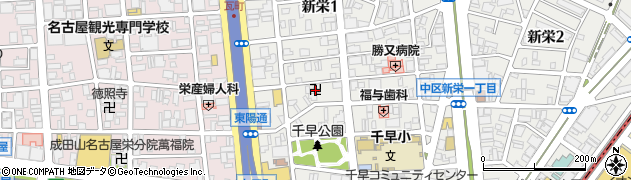 愛知県名古屋市中区新栄1丁目38-6周辺の地図