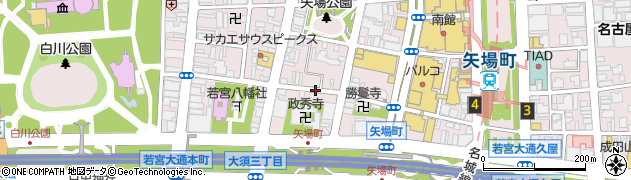 矢場町通周辺の地図
