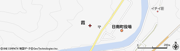 鳥取県日野郡日南町霞857周辺の地図