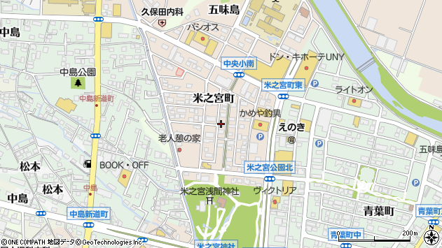 〒416-0951 静岡県富士市米之宮町の地図