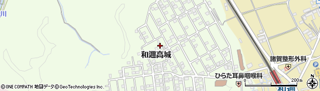 滋賀県大津市和邇高城365周辺の地図