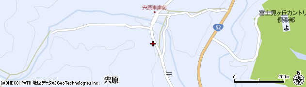 静岡県静岡市清水区宍原1295周辺の地図