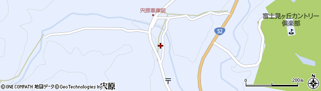 静岡県静岡市清水区宍原1287周辺の地図