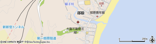 千葉県勝浦市部原周辺の地図