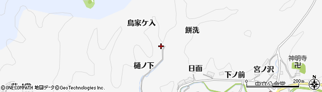 愛知県豊田市中立町鳥家ケ入周辺の地図