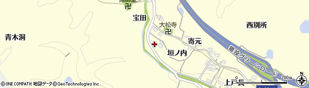 愛知県豊田市加納町垣ノ内15周辺の地図